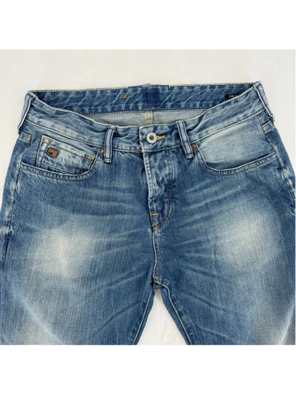 Scotch & Soda Drake Jeans Raw Hem Perfect Vintage Fade Button Fly Men's 32x29